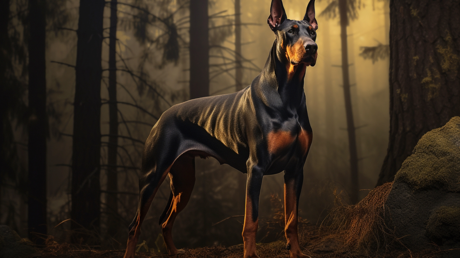 The Dobermann, A Guardian and Gentleman