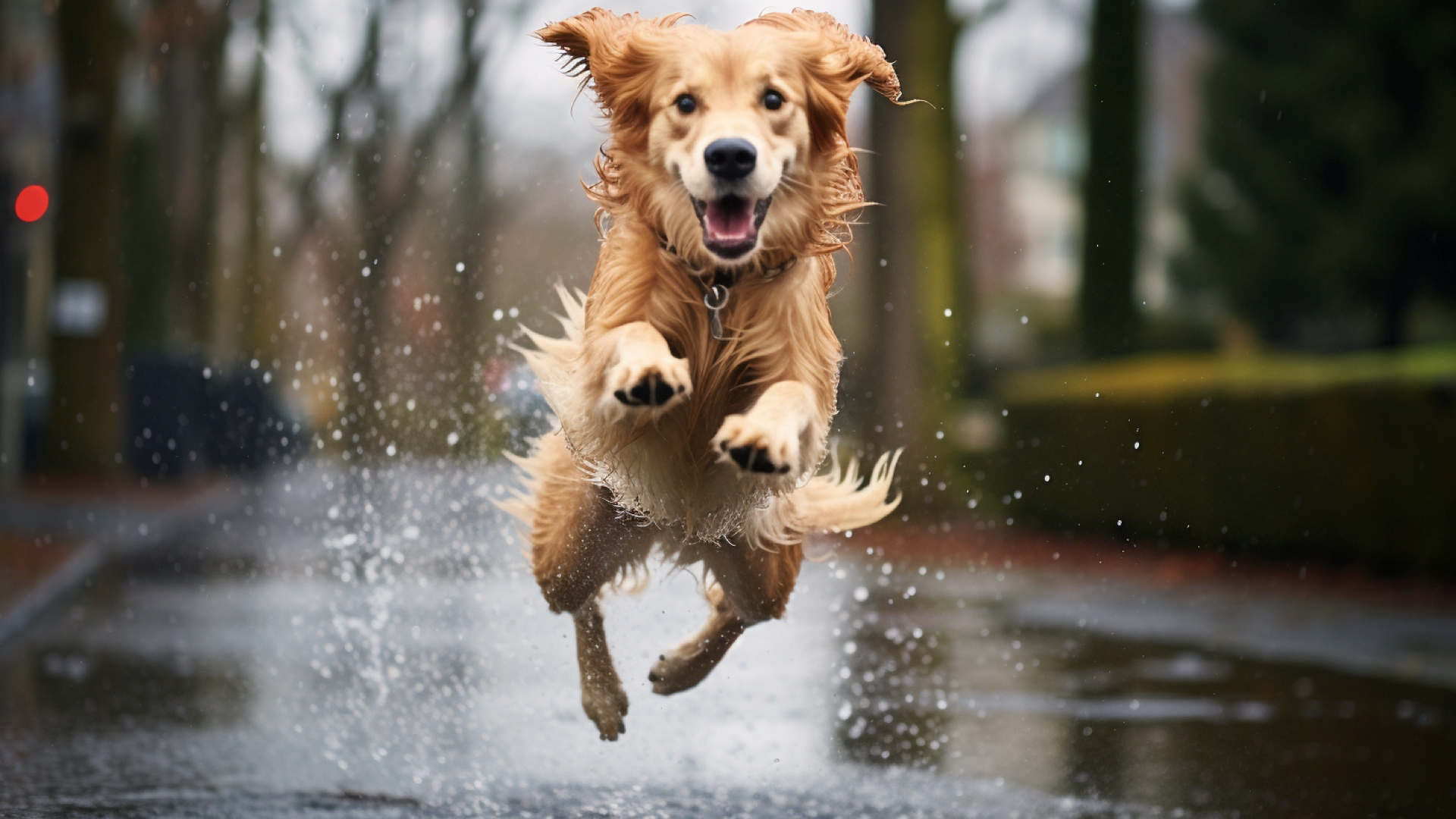 Golden Days in Portland: How Golden Retrievers Brighten Up the Grayest Days